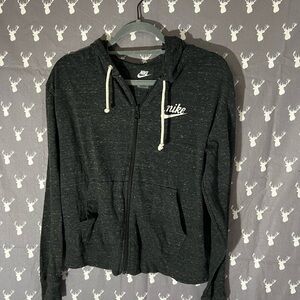 Nike Black Zip-Up Hoodie